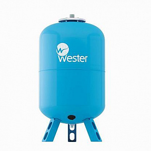 Расширительный мембранный бак (гидроаккумулятор) для водоснабжения вертикальный Wester WAV(top)
