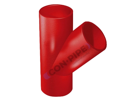 Тройник чугунный 45° CON-PIPE