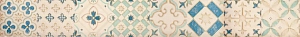 Бордюр настенный Парижанка 1506-0173 8x60 многоцветный LB-Ceramics